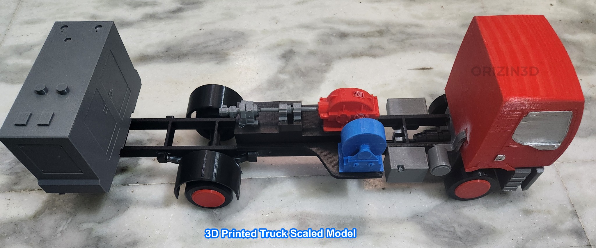 Cab-Over Truck Scale Model